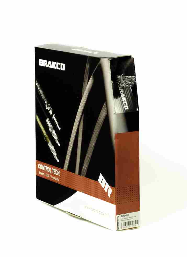 Cable de cambio BRAKCO, acero galvanizado, baja fricción, Shimano/SRAM, Ø1,1 mm x 2,1 m (Caja 50x)