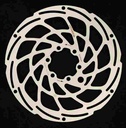 Disco de Freno BRAKCO XSC 160 mm, 6T, Reforzado eBike, 2 mm grueso, alojamiento imán