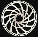 Disco de Freno BRAKCO XSC 220 mm, 6T, Reforzado eBike, 2 mm grueso, alojamiento imán