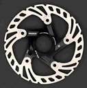 Disco de Freno BRAKCO AXC 160 mm, Center Lock Premium CNC, eBike, 2 mm grueso, alojamiento imán