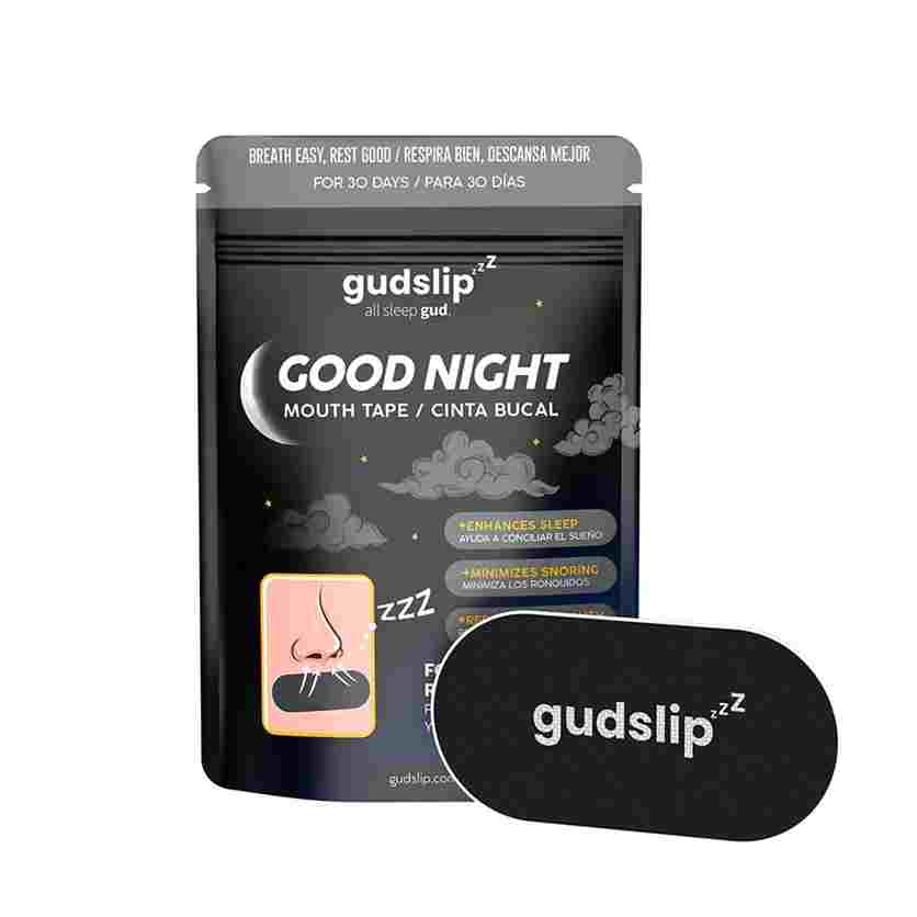Cinta bucal Gudsport tapabocas negro (Sobre 30 uds)