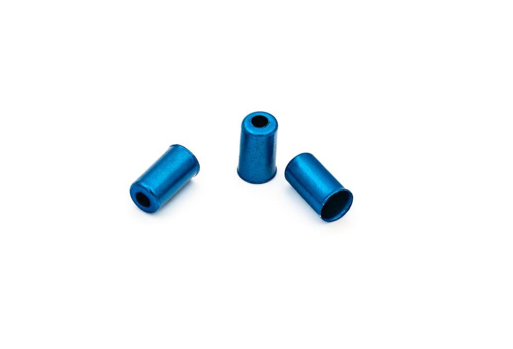 Tope de funda de freno Ø5 mm BRAKCO, latón, Azul (10x)