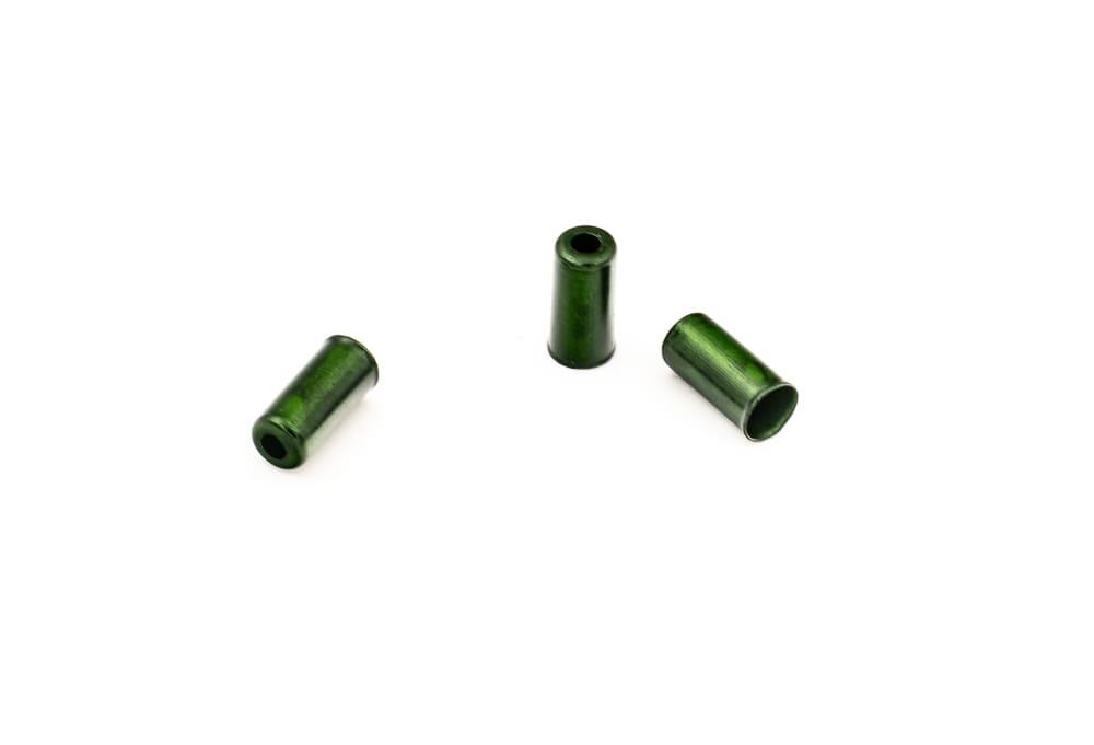 Tope de funda de cambio Ø4,3 mm BRAKCO, latón, Verde (10x)