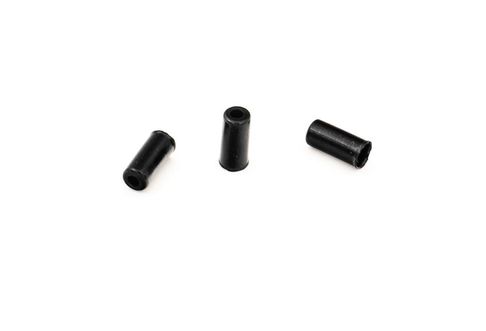 Tope de funda de cambio Ø4,3mm BRAKCO latón, Negro (10x)