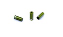 Tope de funda de freno Ø5 mm BRAKCO, Aluminio CNC, Verde (10x)