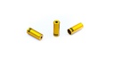 Tope de funda de freno Ø5 mm BRAKCO, Aluminio CNC, Dorado (10x)