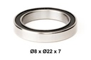 Rodamiento Elvedes sellado 608 2RS 8 x 22 x 7