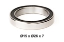 Rodamiento Elvedes sellado 15267 2RS 15 x 26 x 7