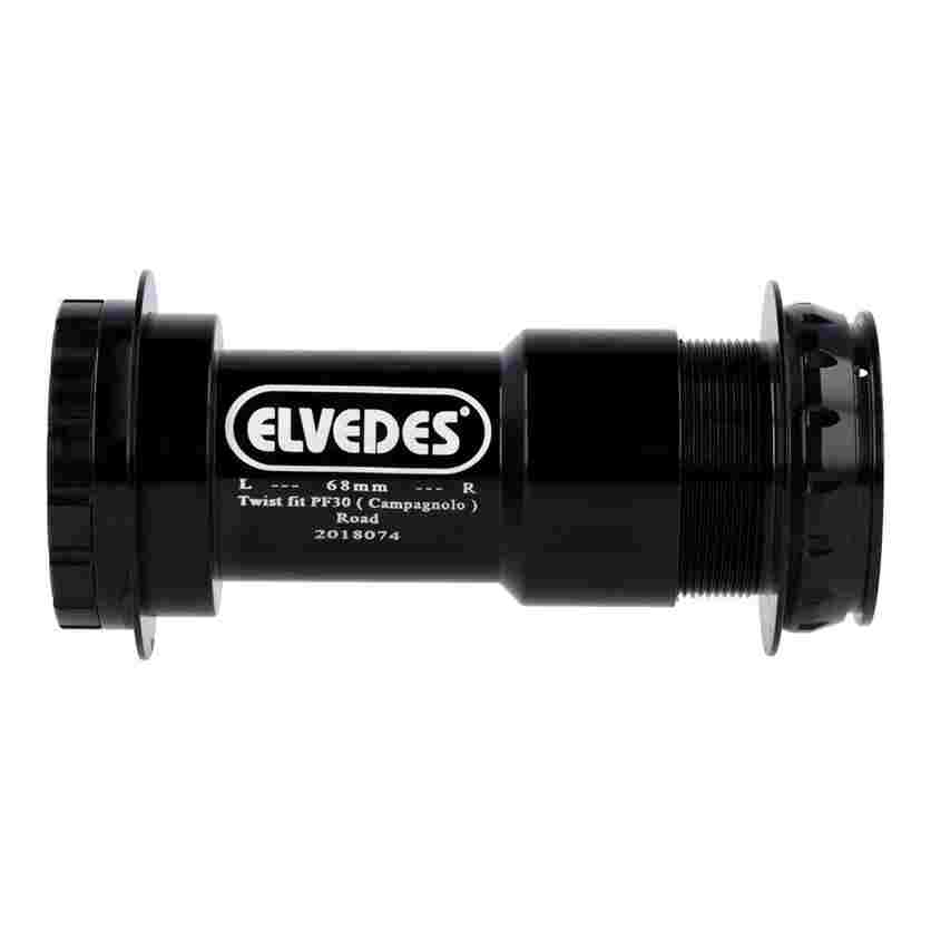 Pedalier Elvedes twist fit  PF30 Ø46mm 68mm Ø25mm Campagnolo,requiere set rodamiento Elvedes 2019086