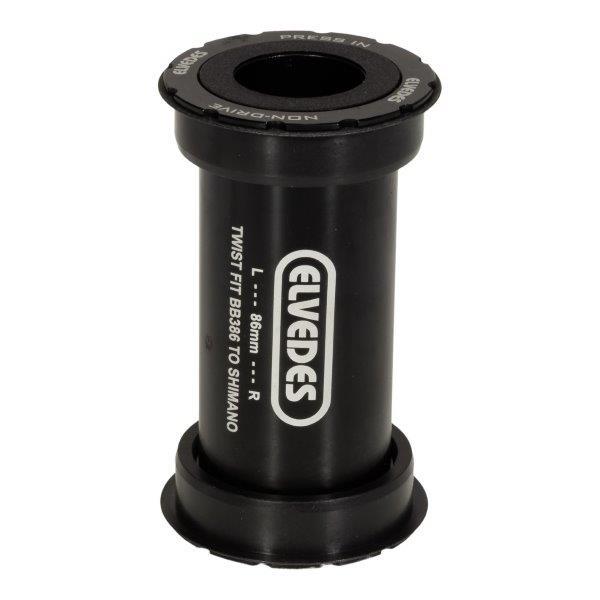 Pedalier Elvedes twist fit BB386 Ø46mm 86mm Ø24mm Shimano