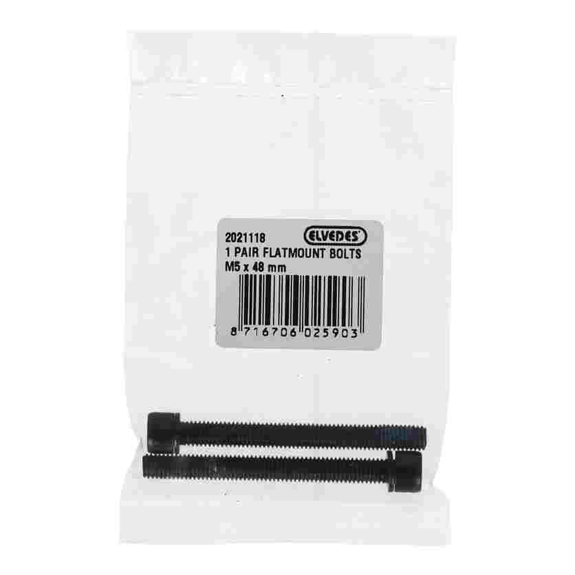 Tornillos Elvedes para pinza/Adaptador flatmount M5 x 48 mm (2x)