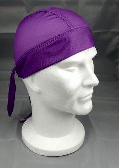 Bandana ciclismo en fibra técnica Hi-Tech magenta/morado, talla universal