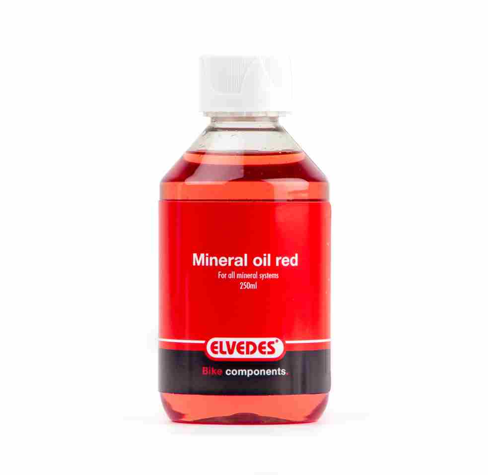 Líquido de frenos Elvedes aceite mineral Rojo 250ml