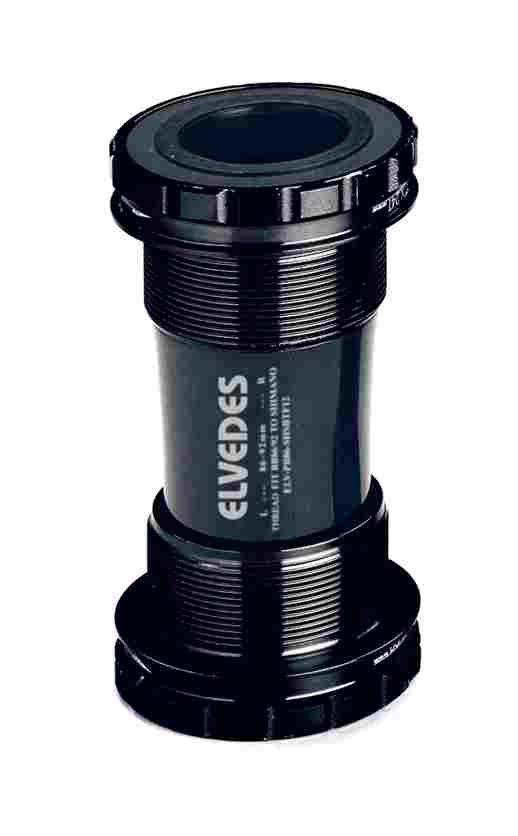 Pedalier Elvedes thread fit, rosca  BSA GXP 68-73mm  Ø22-24mm (incluye Espaciador Sram/Truvativ)