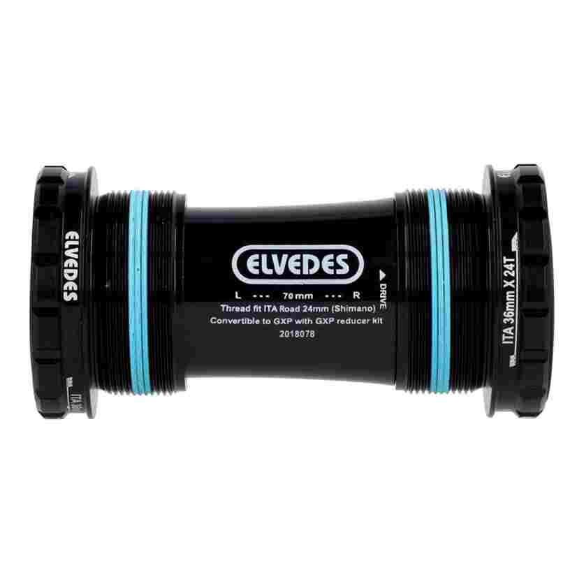 Pedalier Elvedes thread fit, rosca ITA 70mm Ø24mm Shimano-FSA (convertible GXP 22mm--->2018080 )