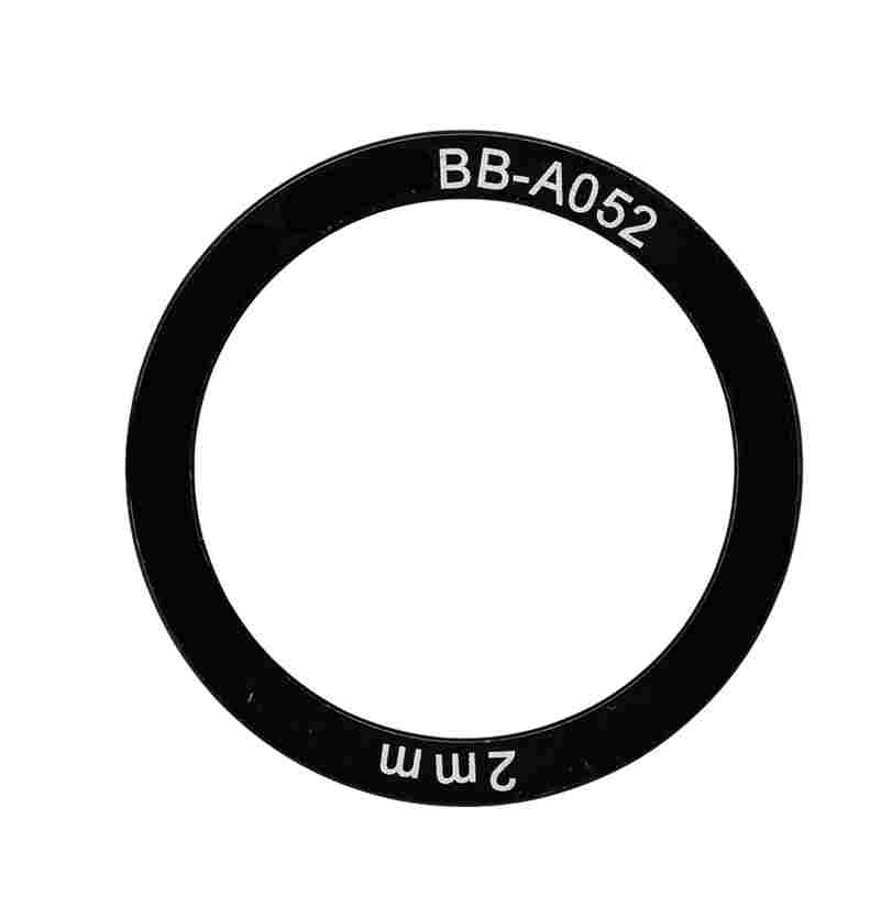 Espaciadores aluminio Elvedes Pedalier-biela 38 x 30 x 2mm (6 Ud.)