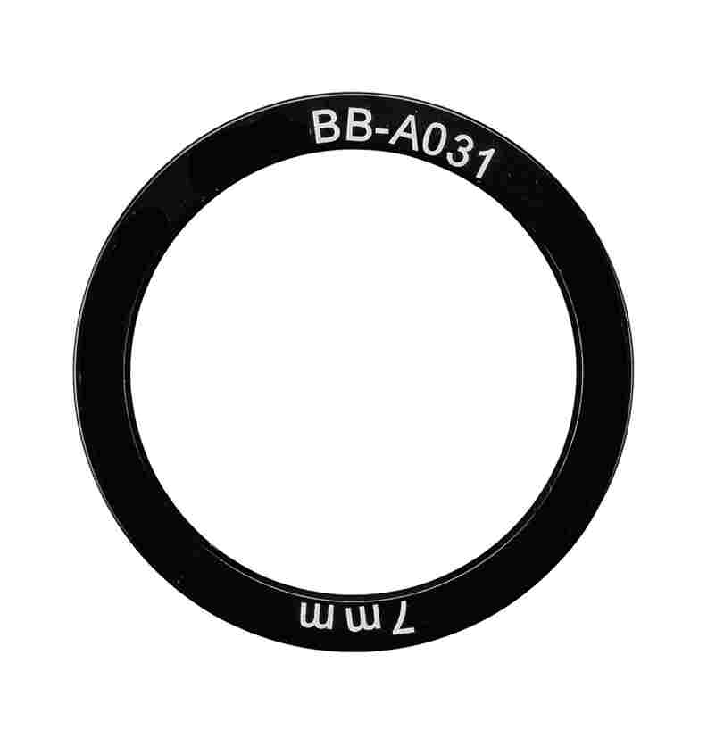 Espaciadores aluminio Elvedes Pedalier-biela 38 x 30 x 7mm (3 Ud.)