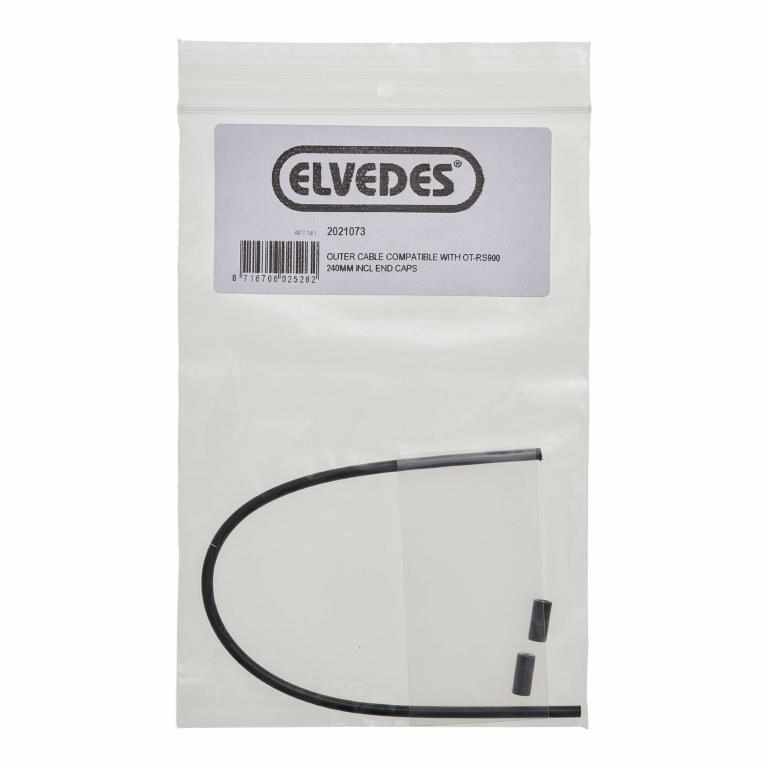 KIT Funda de Cable de Cambio Elvedes Ø3.5mm SuperFlex (para SHIMANO OT-RS900)  24cm Funda + 2 topes