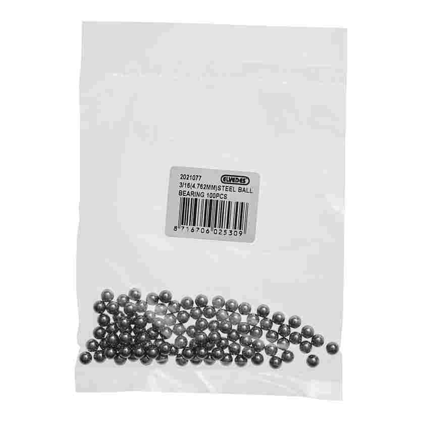 Bolas de Rodamiento Elvedes de acero 3/16" (100x)