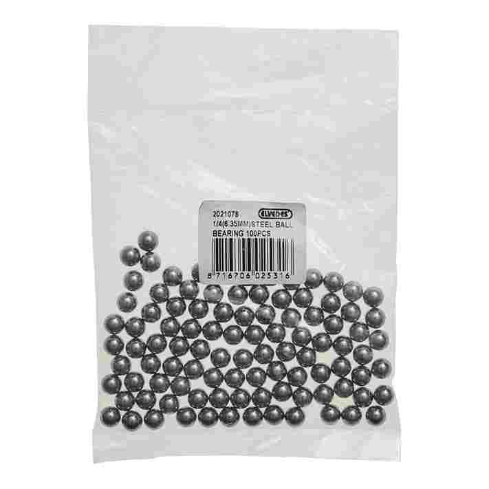 Bolas de Rodamiento Elvedes de acero 1/4" (100x)