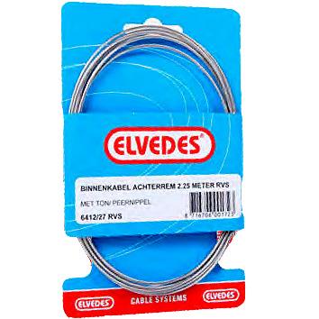 Cable de Freno Elvedes Doble Terminal Crtra-MTB Ø1.5mm x 3m (Tandem)