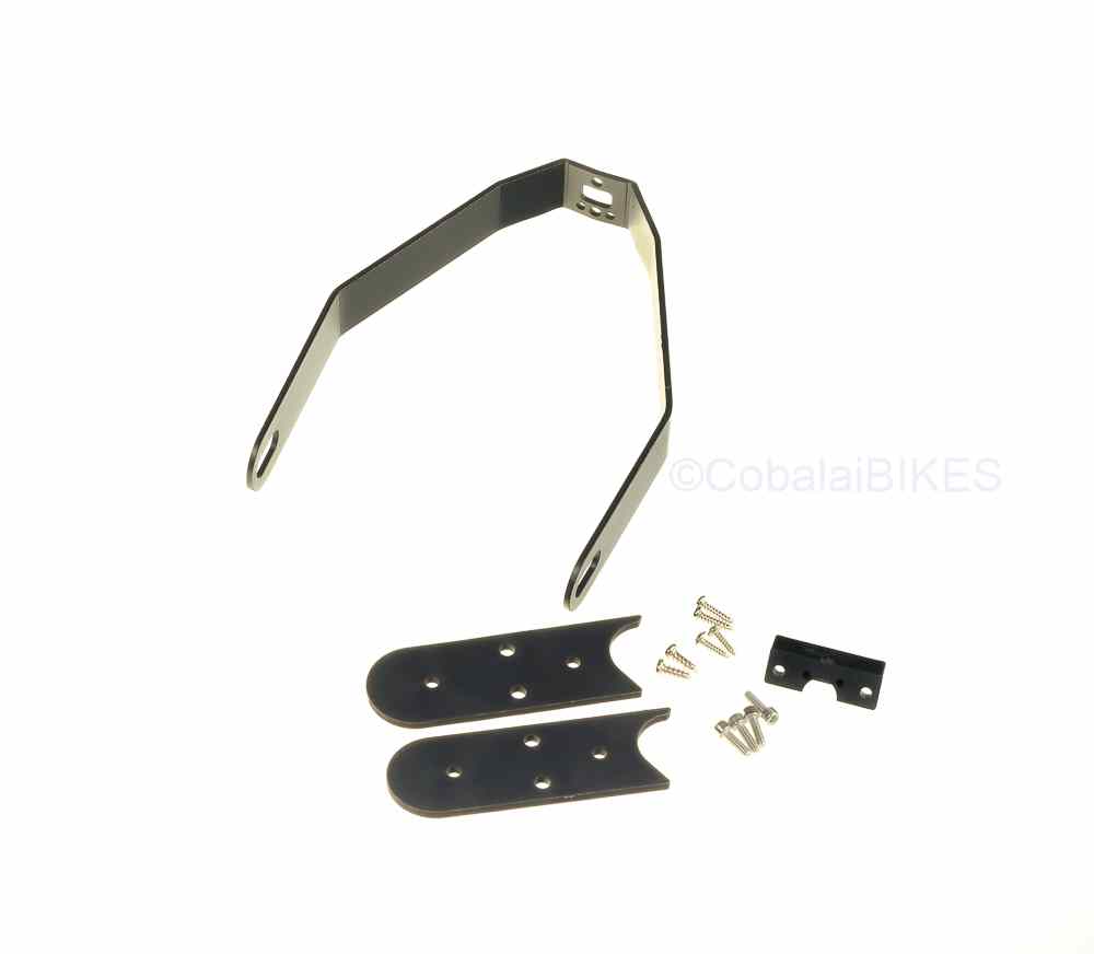 Bracket guardabarros trasero Universal (Xiaomi 365/PRO/ 2), metálico reforzado, negro