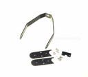 Bracket guardabarros trasero Universal (Xiaomi 365/PRO/ 2), metálico reforzado, negro