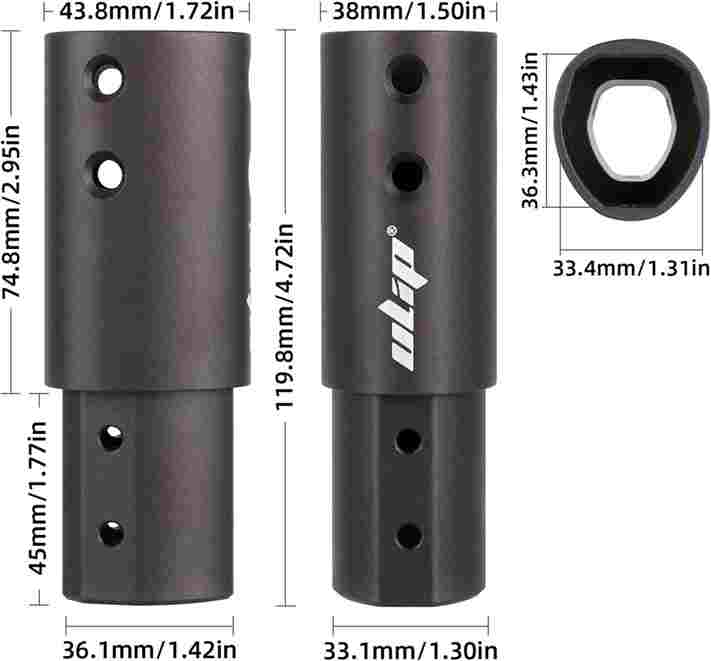 Extensor de elevador de tija de manillar para Xiaomi M365, PRO, PRO2, 1S