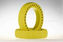 Neumático macizo Aspen Yellow 8.5"x2" scooter XIAOMI M365 amarillo