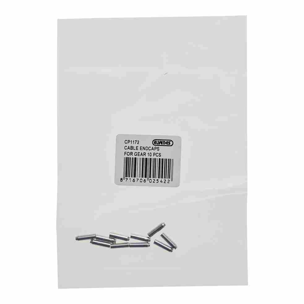 Terminal de Cable Elvedes Cambio Ø1,6mm Aluminio (bolsa 10x)