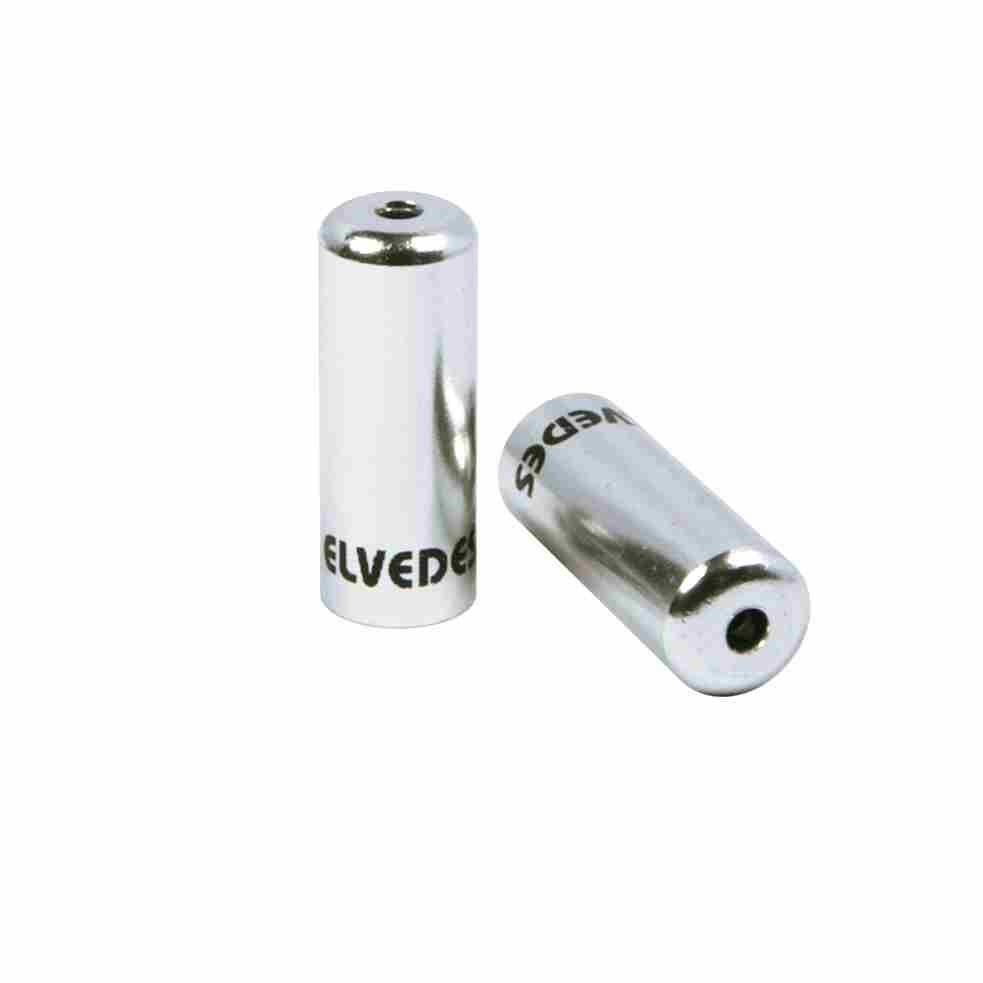 Tope de Funda Sellado para Cambio Elvedes Ø4,2mm Aluminio plata (bolsa 10x)