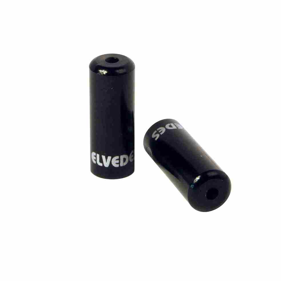 Tope de Funda Sellado para Cambio Elvedes Ø4,2 mm, Aluminio, negro (bolsa 10x)
