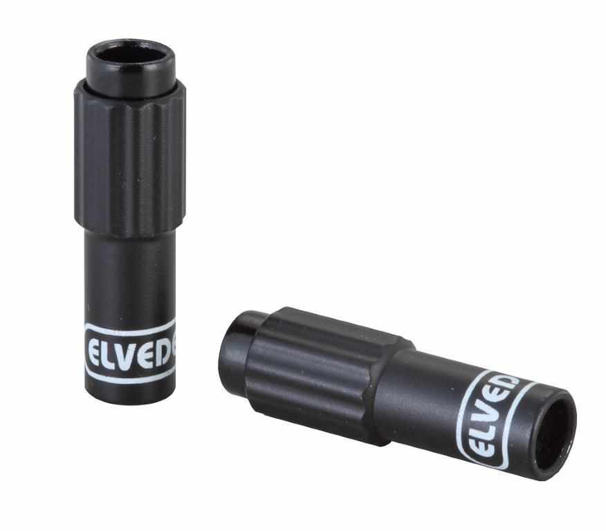 Tensor Elvedes para insertar en funda de freno, alumino, negro,  Ø 5,0 mm (Bolsa 2x)*