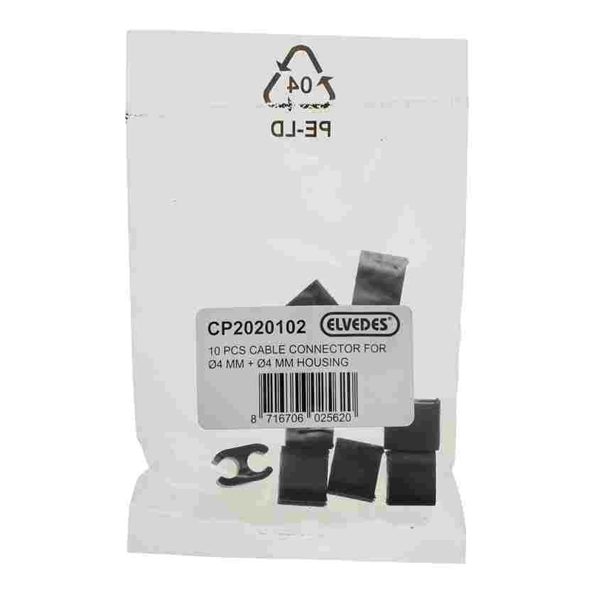 Clips de sujección de funda Elvedes Duo 4,1mm / 4,1mm plastic (bolsa 10x)