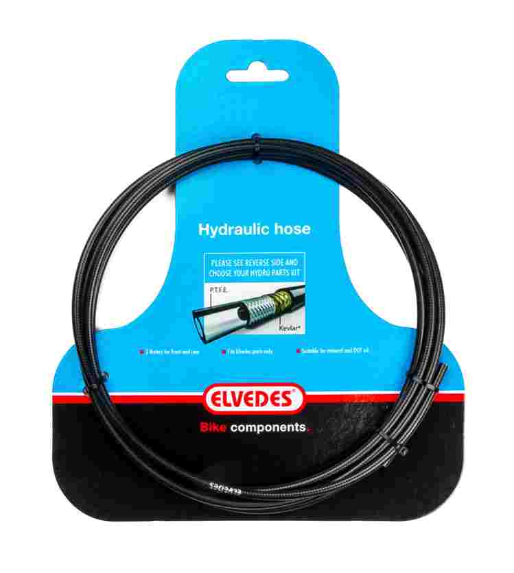 Latiguillo hidráulico Elvedes Universal ø2.3 mm Shimano SM-BH59, Mineral y DOT, Negro,3m