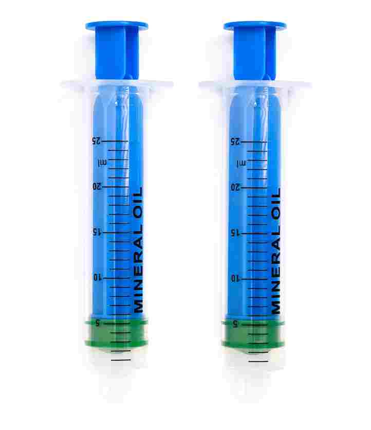 Jeringa para purga Aceite Mineral (2x)