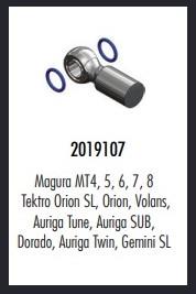 Junta tórica Elvedes para Banjo Magura MT4, 5, 6, 7, 8 Tektro Orion SL, Orion, Volans, (Bolsa 20x)