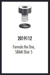 Junta tórica Elvedes para racor sangrado Formula the One, SRAM Elixir 5 (Bolsa 20x)