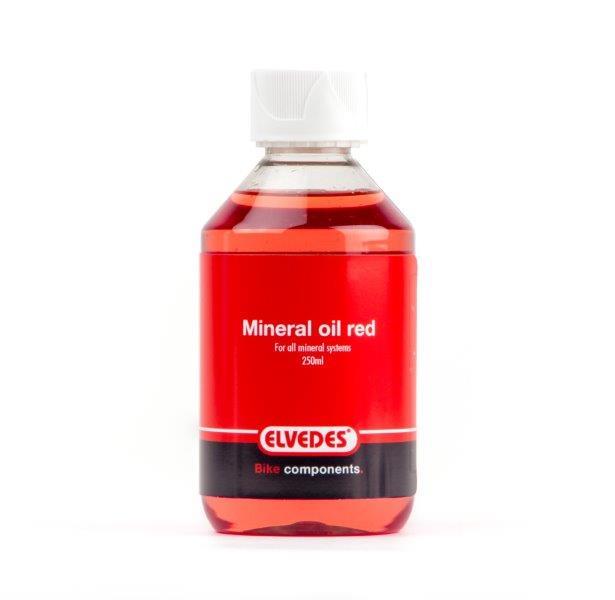Líquido de frenos Elvedes, aceite mineral rojo 1 litro