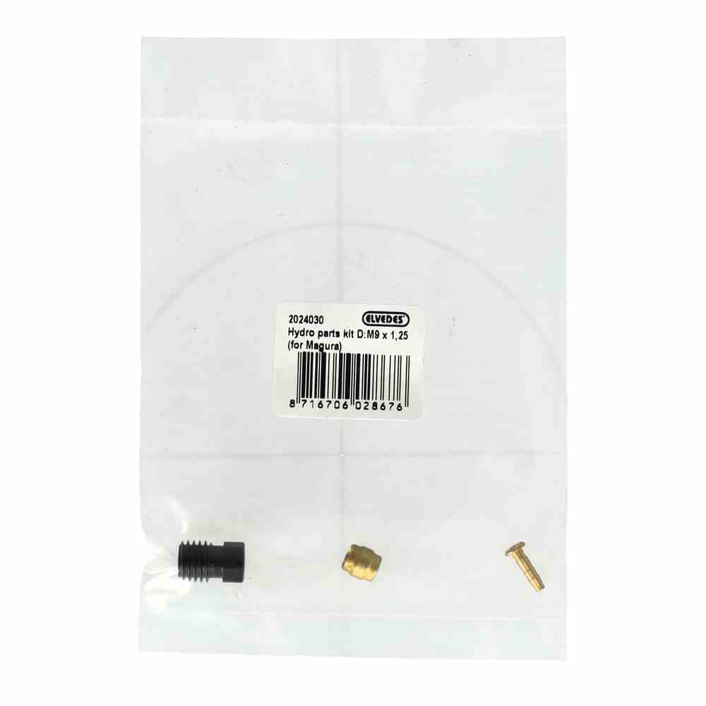 Kit componentes hidráulicos MAGURA KIT D:  ( Tornillo M9x1,25 , Oliva, Pin)