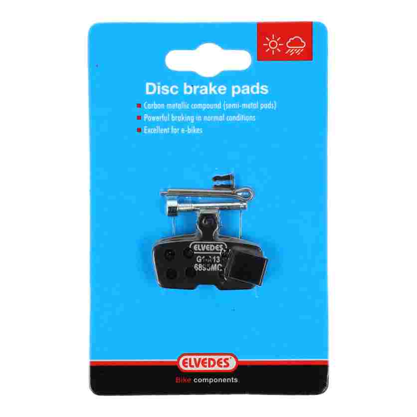 Pastilla de Freno Elvedes Disco eBike (Metallic Carbon, todas condiciones) AVID Code 2011