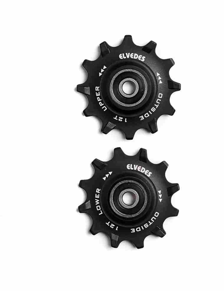 Roldanas Poleas Elvedes 12 dientes Rodamiento sellado Sram XX1 X1 X01 GX RIVAL FORCE 11v