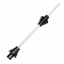 LEBYCLE Adaptador universal para centradores, eje pasante de ruedas Ø12-15-20 mm