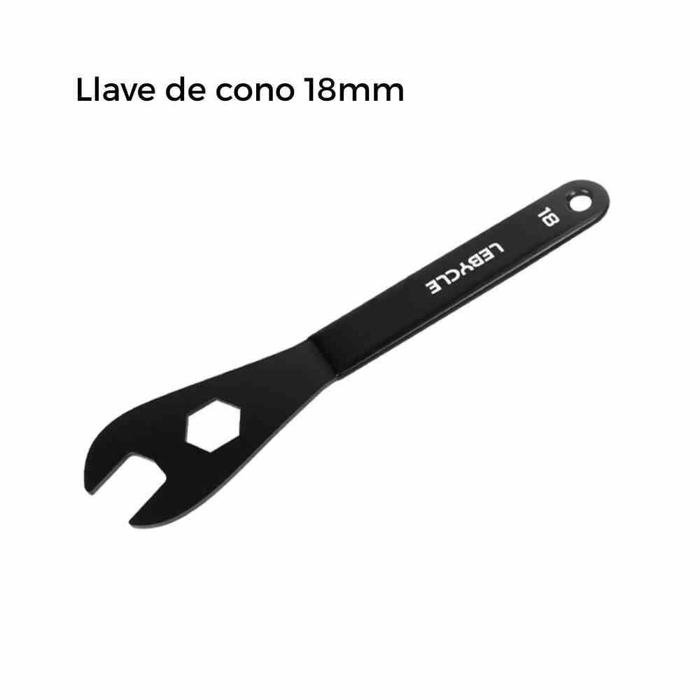 LEBYCLE Llave de cono 18mm
