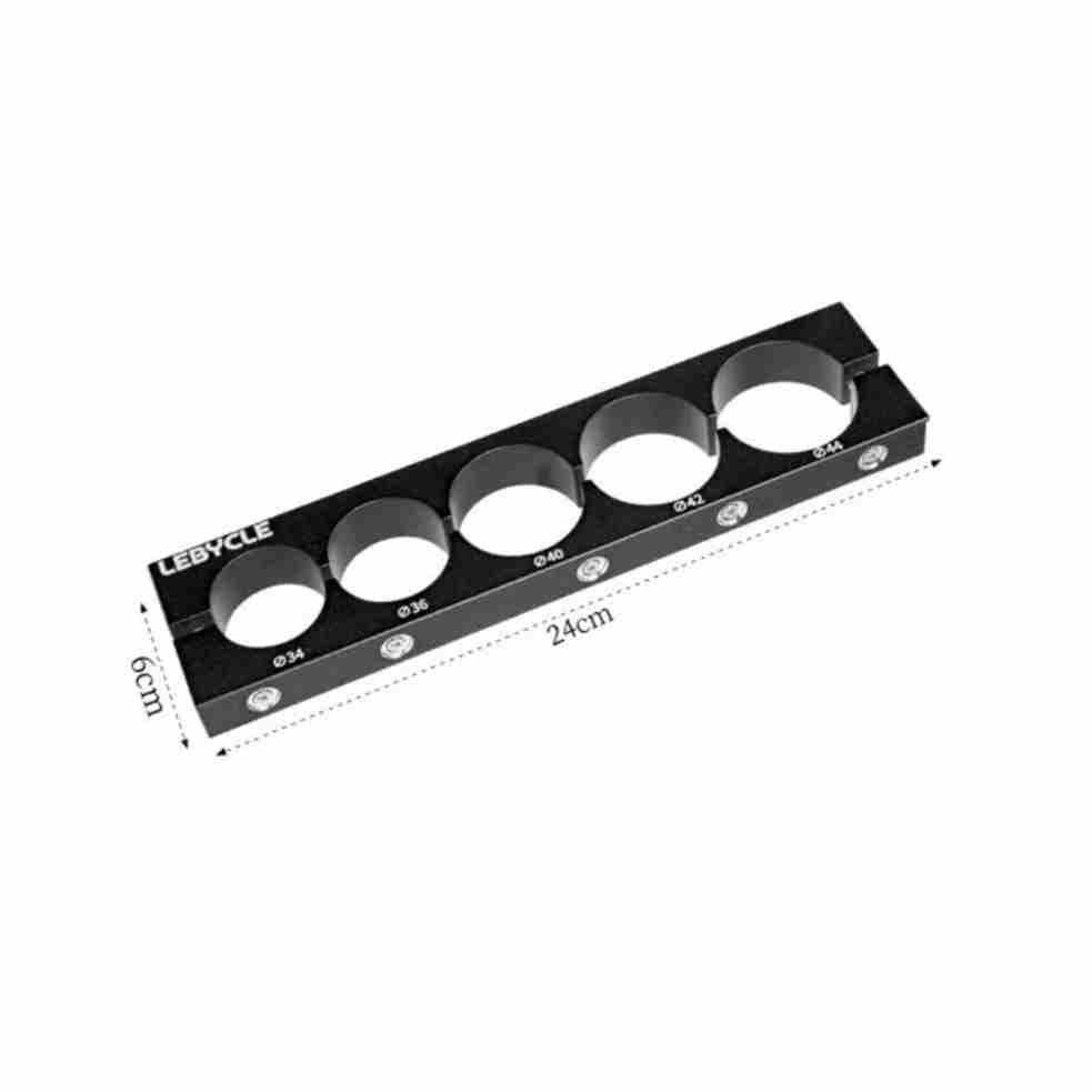 LEBYCLE Insertos magnéticos para mordaza de banco para tubos Ø34–44mm
