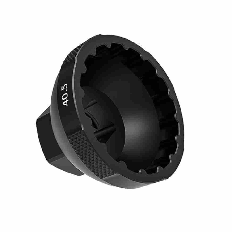 LEBYCLE Llave de pedalier cazoleta AL7075 para dinamométrica 1/2" Ø40.5mm 16 muescas