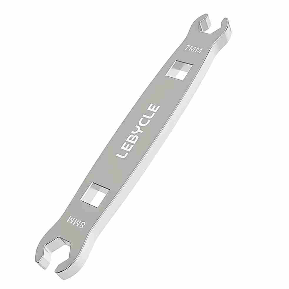 LEBYCLE Llave especial tornillos de latiguillo hidráulico (pentagonal 7/8mm), inserción 1/4" dinamo