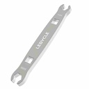 LEBYCLE Llave especial tornillos de latiguillo hidráulico (pentagonal 7/8mm), inserción 1/4" dinamo