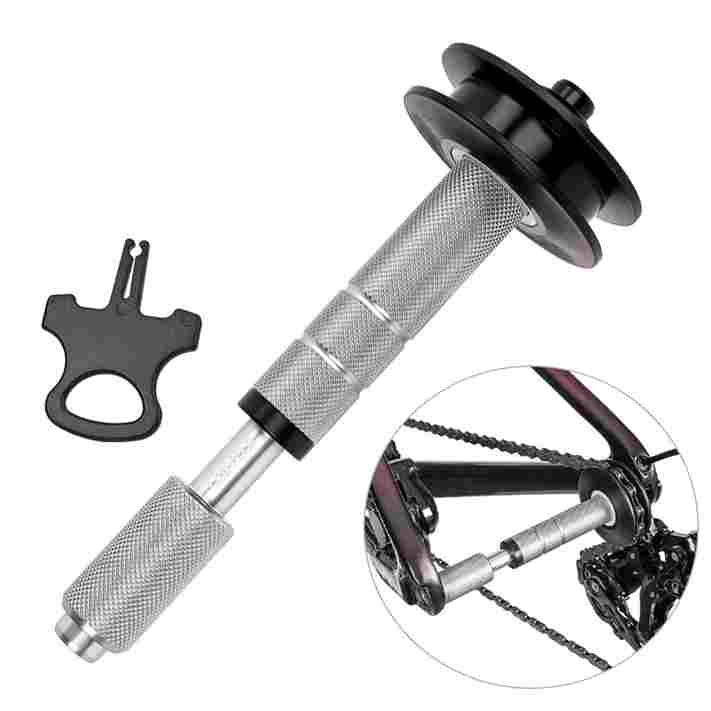 LEBYCLE Soporte cadena, falso buje expandible 142-148mm con rodamientos, Dummy Hub