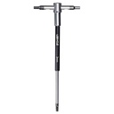 LEBYCLE Llave Allen en T profesional de 3 mm con casquillo giratorio, eje de acero Cr-V